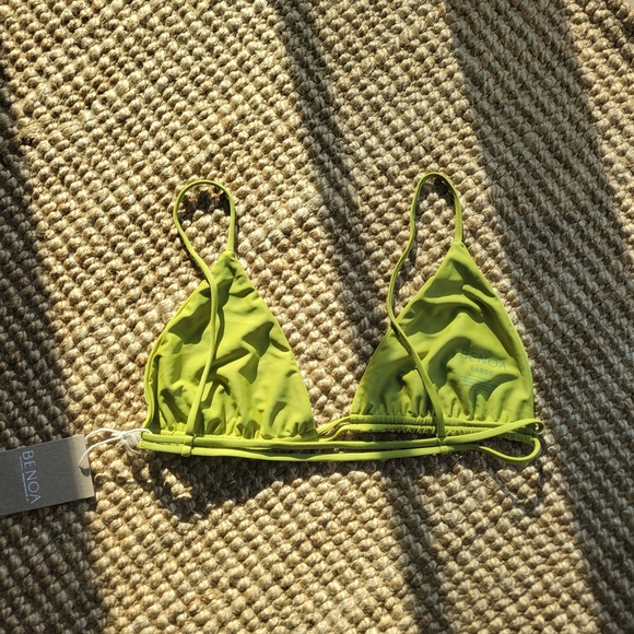 Benoa Swim Siena Bikini Top in Starfruit Green - Picture 2 of 7